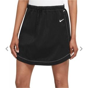 Nike Sportwear Swoosh Woven High Rise Black Skirt Women’s Size XS (DM6199-010)